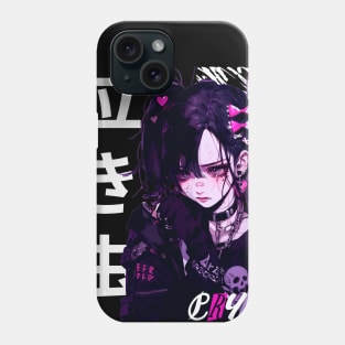 Crybaby Cute Anime Emo Design Phone Case