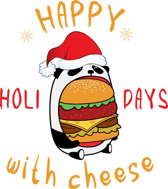 Happy holidays with cheese #2 Kids T-Shirt by archila