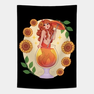 Summer Mermaid Tapestry