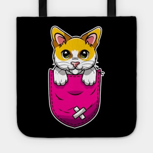 Cute Cat In Bag Cats Lover Tote