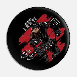 Brent Burns Carolina Stripes Pin