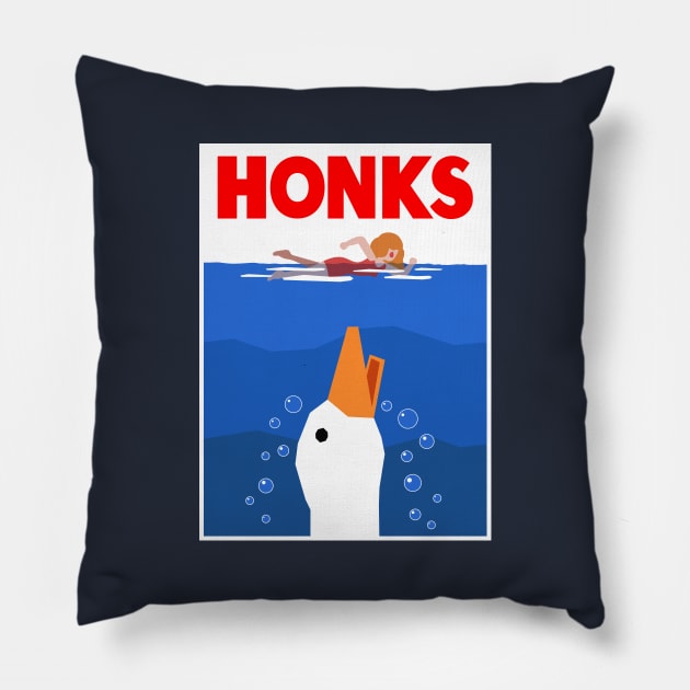 HONK Pillow by demonigote