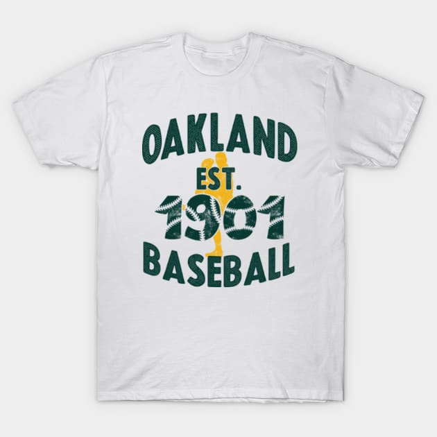 Vintage Oakland Athletics Sweatshirt Baseball Shirt Est 1901 T