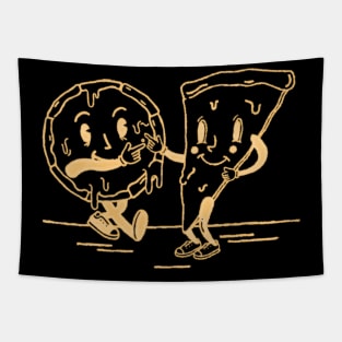 Slice and Pie Pizza Friends Tapestry