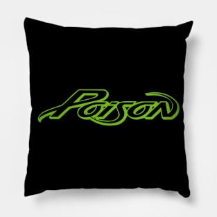 Poison Solid logo Pillow