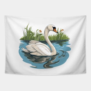 White Swan Tapestry