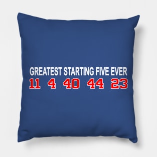 Greatest 5 Ever - Bad Boys Detroit Pistons Pillow