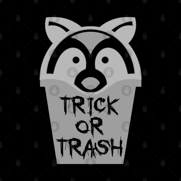 Trick or Trash - Raccoon X by LopGraphiX