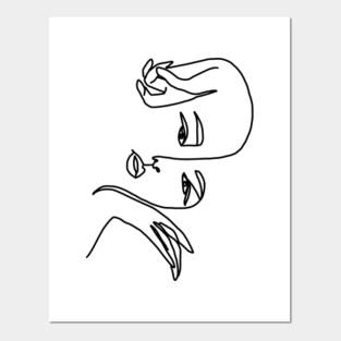 Single Line Art Posters And Art Prints Teepublic,Sketch Bts Jungkook Anime Drawing