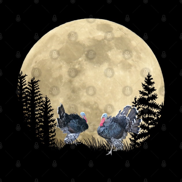 Romantic turkey with bat at night in the moonlight by BurunduXX-Factory