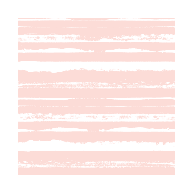 Blush Summer Stripes by Carolina Díaz
