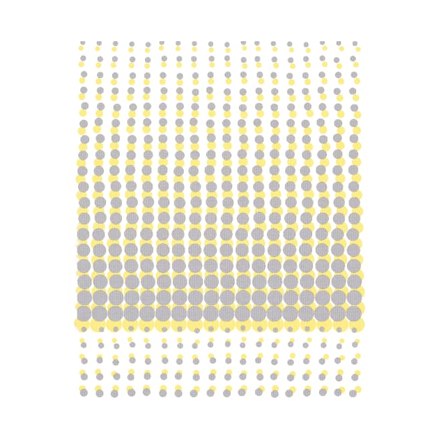 mellow grey yellow dotty by bywhacky