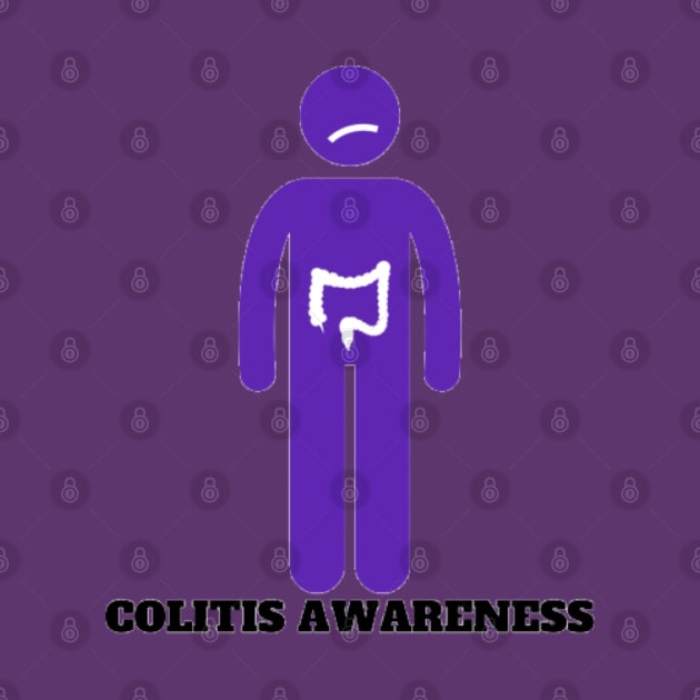 Colitis Awareness Silhouette by CaitlynConnor