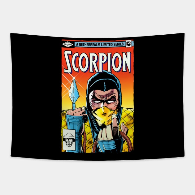 Scorpion Limited Series Tapestry by demonigote