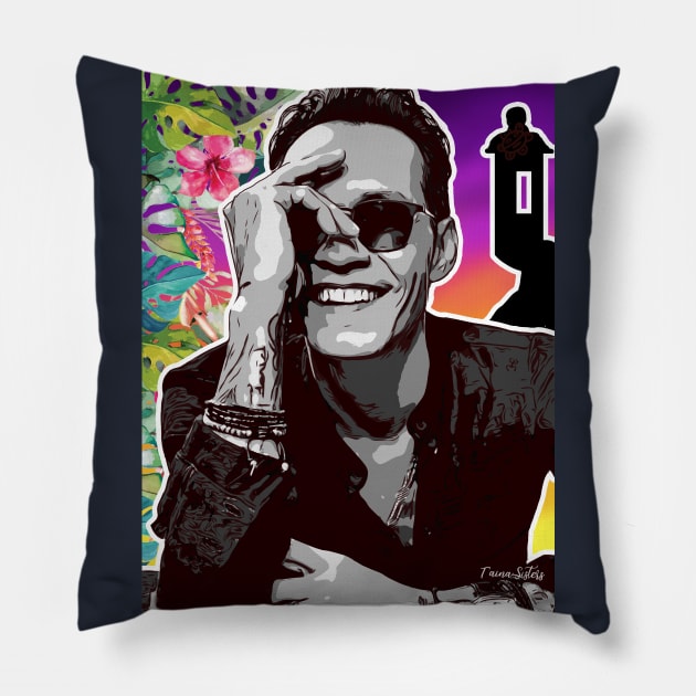 salsa king Pillow by lilyvtattoos