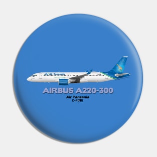 Airbus A220-300 - Air Tanzania Pin
