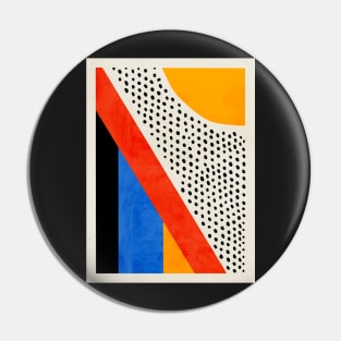 Mid Century Abstract Landscape | Bauhaus Edition Pin