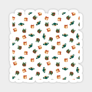 Christmas Gifts Pattern Design 9 Magnet