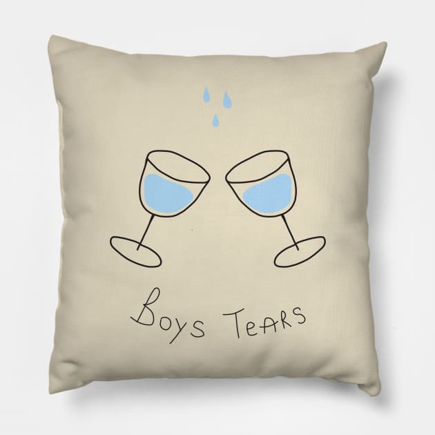 Boys tears Pillow by gnomeapple