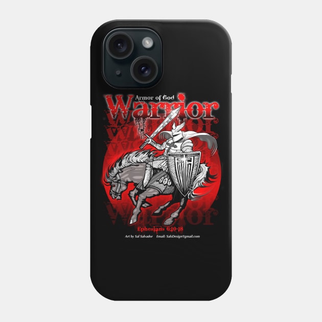 Warrior Series - Armor of God Warrior Phone Case by MyTeeGraphics