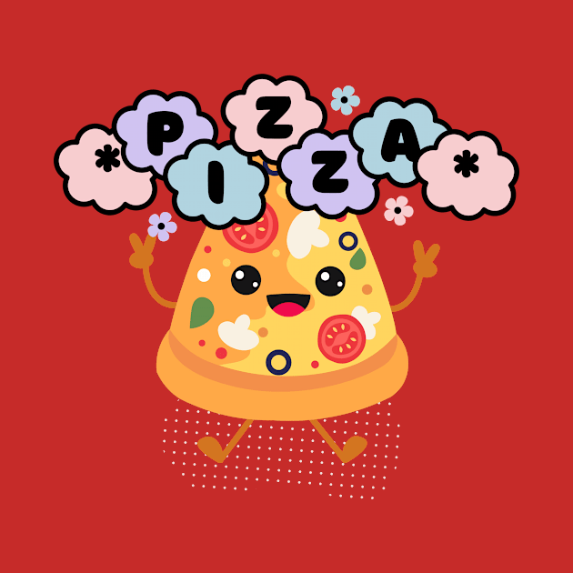 PIzza Lovers- Cute Pizza by RealNakama