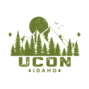 Ucon Idaho Mountain Souvenir T-Shirt