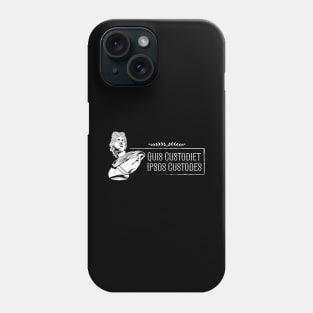 Latin saying - Quis custodiet ipsos custodes Phone Case