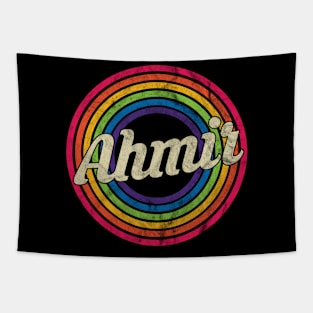 Ahmir - Retro Rainbow Faded-Style Tapestry