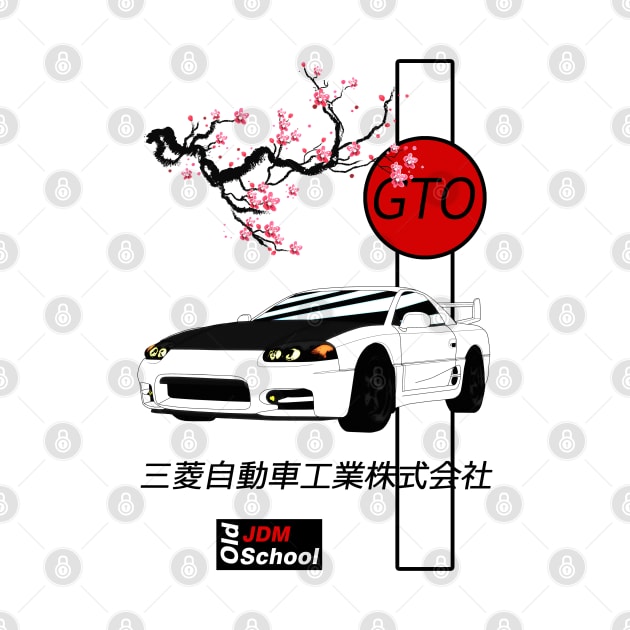 JDM GTO White Red Sun Edition by OSJ Store