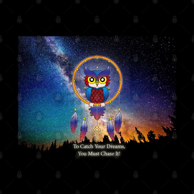 Dream Catcher Owl, Chase your Dreams by thebuniverse