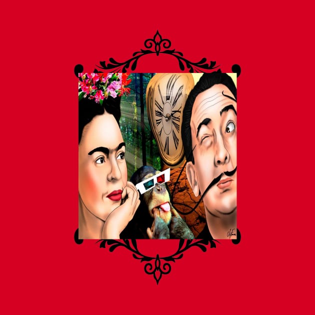 Frida e Dali by JEFF FONSECART