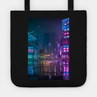 Only the rain Downtown Tokyo Tote