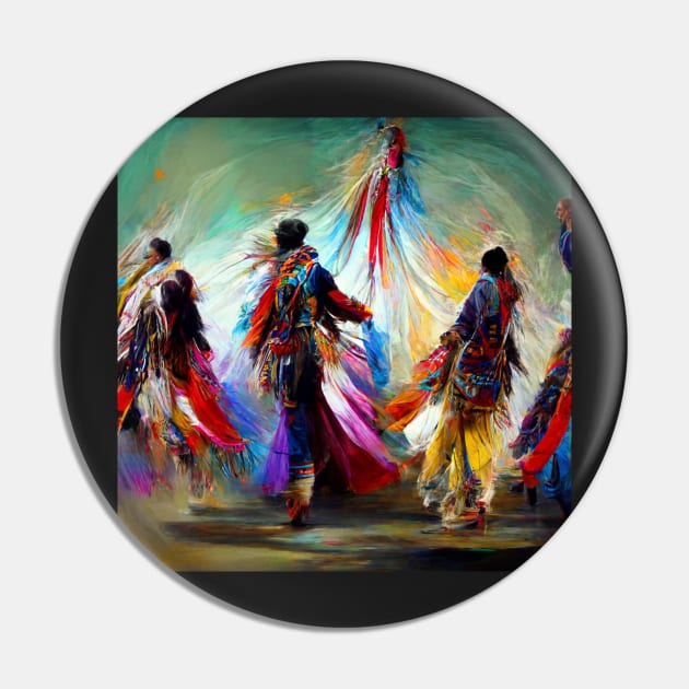 Colorful Tribal Dance- best selling Pin by bayamba