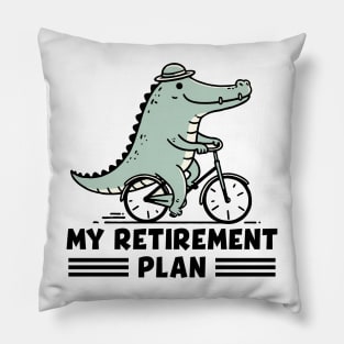 My retirement plan - funny biking Pillow