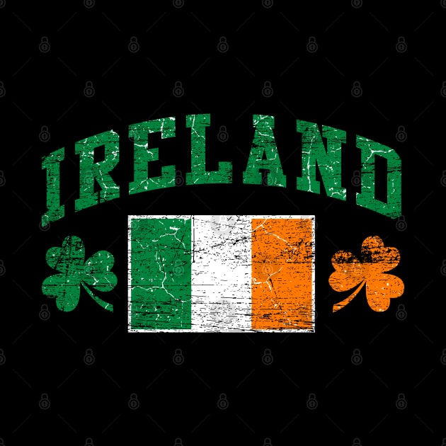 Ireland Retro Saint Patricks Day by ShirtsShirtsndmoreShirts