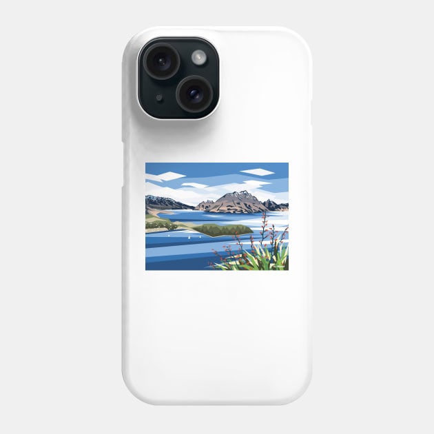 Cecil Peak, Queenstown Phone Case by irajane