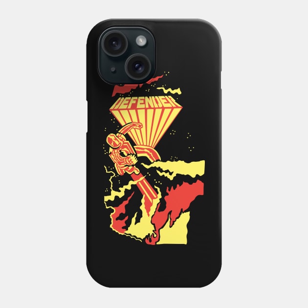 Defender Video Game Phone Case by lavdog