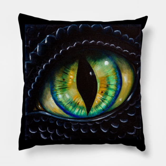 Guardian Eye Pillow by Draconisa Art