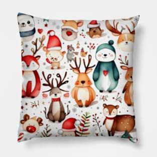 Christmas animal pattern Pillow