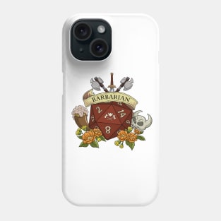 Dice Barbarian Phone Case