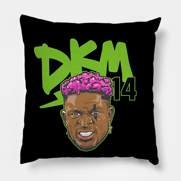 DK Metcalf DKM14 Pillow by Chunta_Design