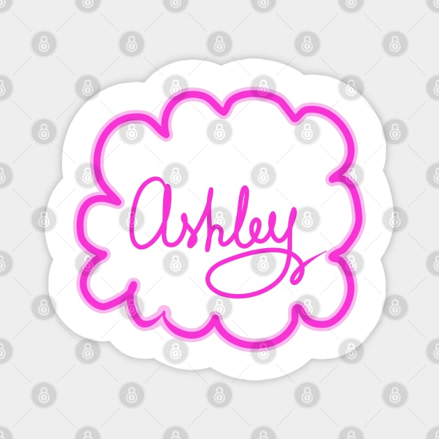 Ashley. Female name. Magnet by grafinya