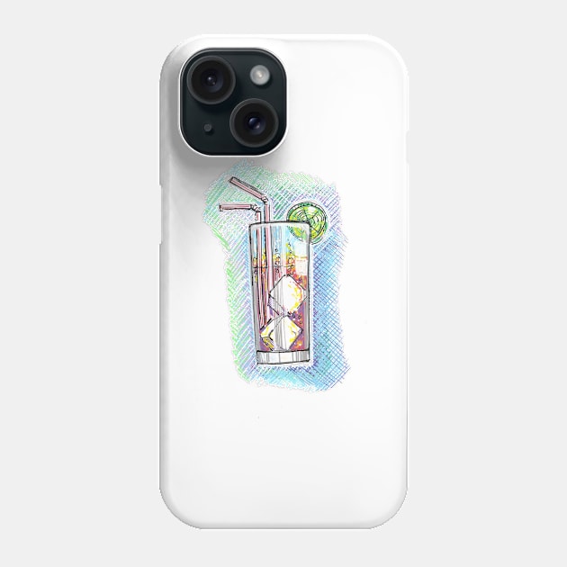 Soda, soda, Phone Case by Marisa-ArtShop