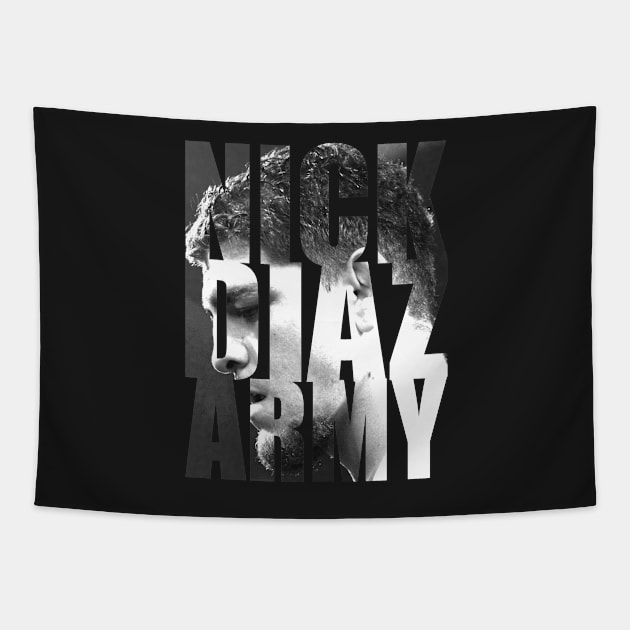 Nick Diaz Army Tapestry by SavageRootsMMA