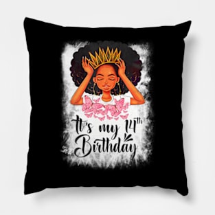 14 Year Old Women Girls Teenager Its My 14Th Birthday Pillow