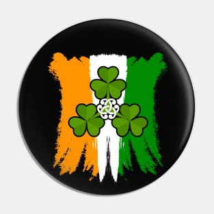 Lucky Clovers-Happy ST Patrick's Day Shirts Pin