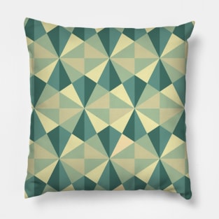 Geometric Polygon Pattern Pillow