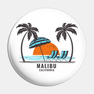 Malibu California Pin