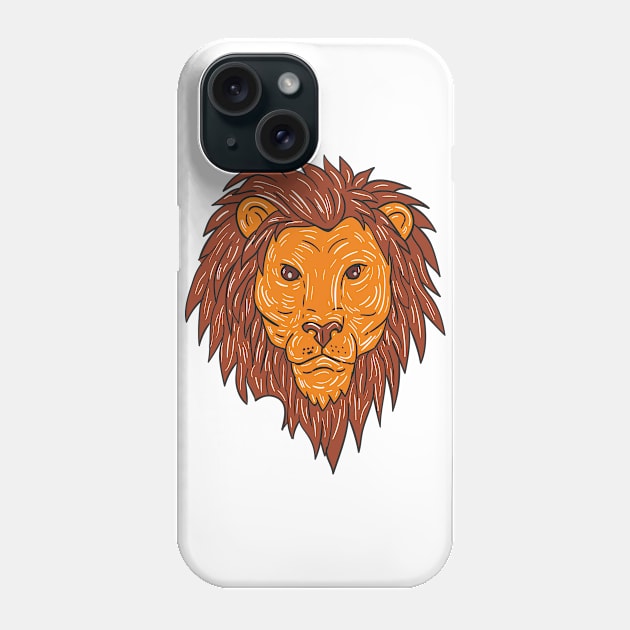 Big Cat Phone Case by Mad Art