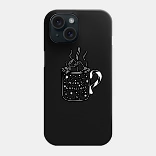 Hot chocolate with marshmallows Xmas Phone Case